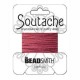 Beadsmith Cordón soutache Rayon 3mm - Merlot